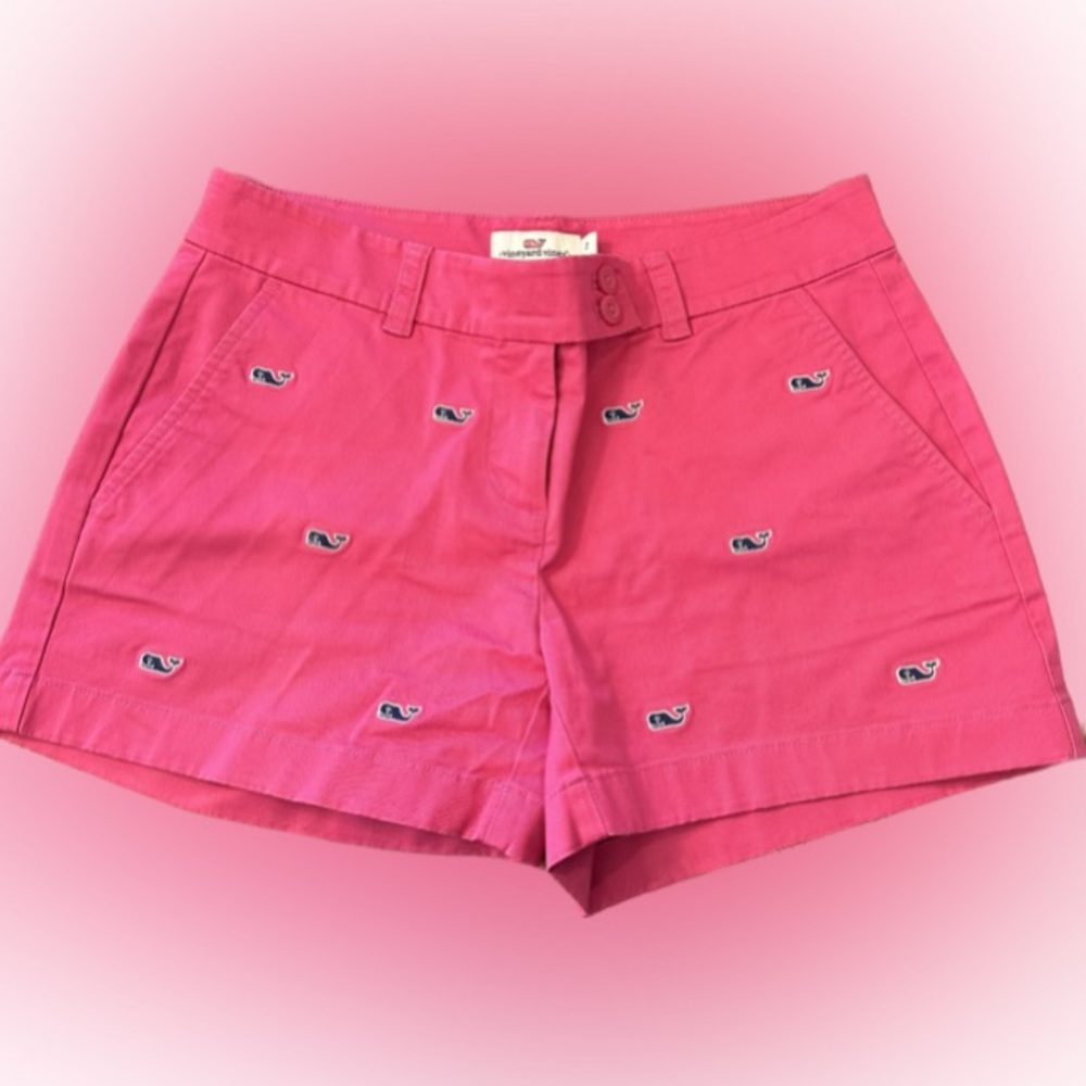 Vineyard Vines size 2 women’s shorts in hot pink 3 1/2 inch inseam
